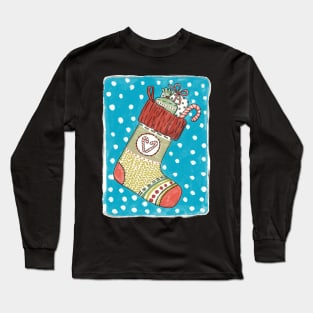 Christmas stocking, Christmas collection Long Sleeve T-Shirt